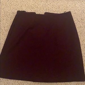 Plum mini skirt